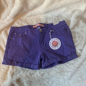 Girls purple shorts